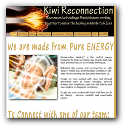 Kiwi Reconnection website built by Linda Reid
